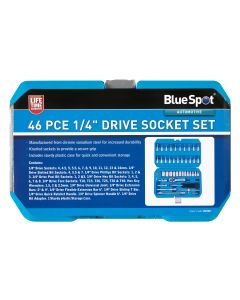Blue Spot Tools 46 PCE 1/4" Metric Socket Set (4-14mm)