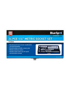 Blue Spot Tools 24 PCE 1/4" Metric Socket Set (4-13mm)
