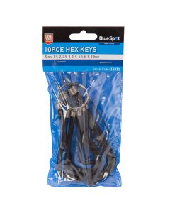Blue Spot Tools 10 PCE Metric Hex Key Set (1.5-10mm)
