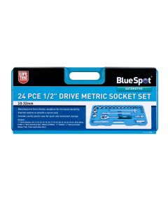 Blue Spot Tools 24 PCE 1/2" Metric Socket Set (10-32mm) 