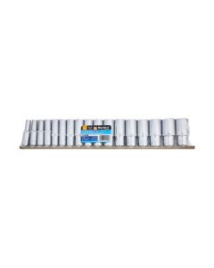 Blue Spot Tools 17 PCE 3/8" Metric Deep Sockets (8-24mm)
