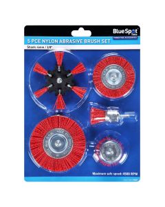 Blue Spot Tools 5 PCE Nylon Abrasive Brush Set