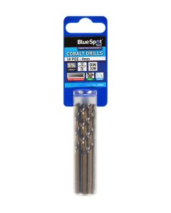 Blue Spot Tools 10 PCE Cobalt Drills (4mm)
