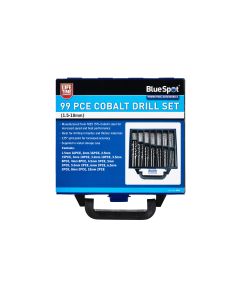Blue Spot Tools 99 PCE Cobalt Drill Set (1.5-10mm)