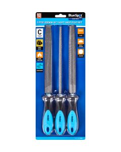 Blue Spot Tools 3 PCE 200mm (8") Soft Grip File Set