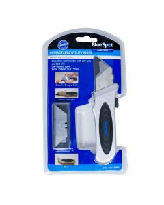 Blue Spot Tools Soft Grip Retractable Utility Knife