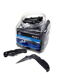 Blue Spot Tools 75mm One Handed Folding Knife In Jar