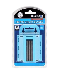 Blue Spot Tools 100 PCE Utility Blades In Dispenser