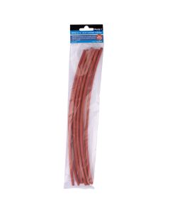 Blue Spot Tools 10 PCE 300mm (12") 3/16" Red Heat Shrink Tubing