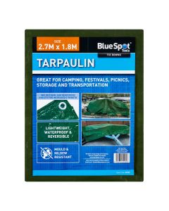 Blue Spot Tools Green 2.7M X 1.8M Tarpaulin