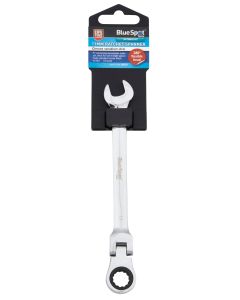 Blue Spot Tools 11mm Chrome Vanadium Ratchet Spanner Flexible Head (180°)