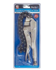Blue Spot Tools Locking Pliers With 18" Chain