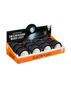 Electralight 3 Watt COB Round Work Light