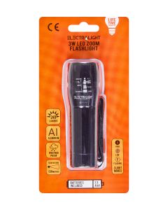 Electralight 3W LED Zoom Flashlight