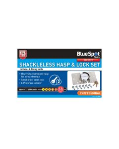 Blue Spot Tools Shackleless Hasp & Lock Set