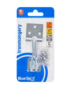  Blue Spot Tools Ironmongery 102mm Zinc Plated Wire Hasp and Staple
