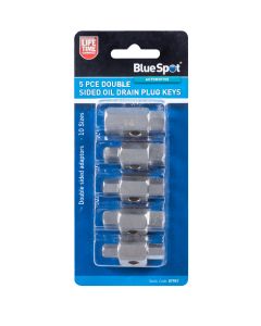 Blue Spot Tools 5 PCE Double Sided Oil Drain Plug Keys