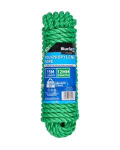 Blue Spot Tools 15M x 12mm (50FT) Polypropylene Rope