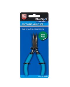 Blue Spot Tools Soft Grip Mini Bent Nose Plier
